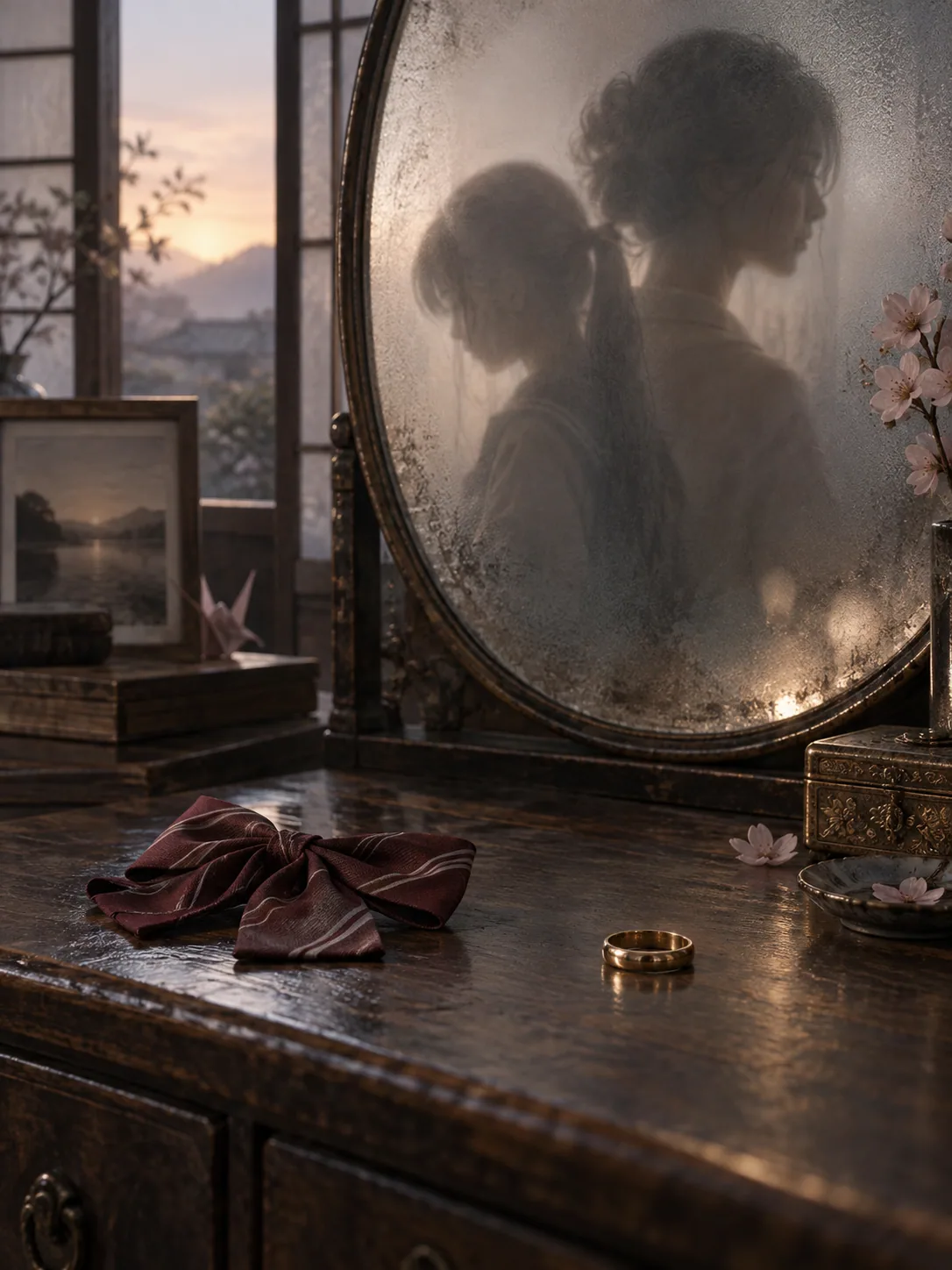 Editorial still life inspired by memory, grief and identity in Naoko